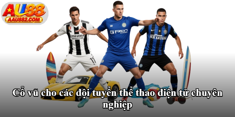 Cổ vũ cho các đội tuyển thể thao điện tử chuyên nghiệp Cổ vũ cho các đội tuyển thể thao điện tử chuyên nghiệp