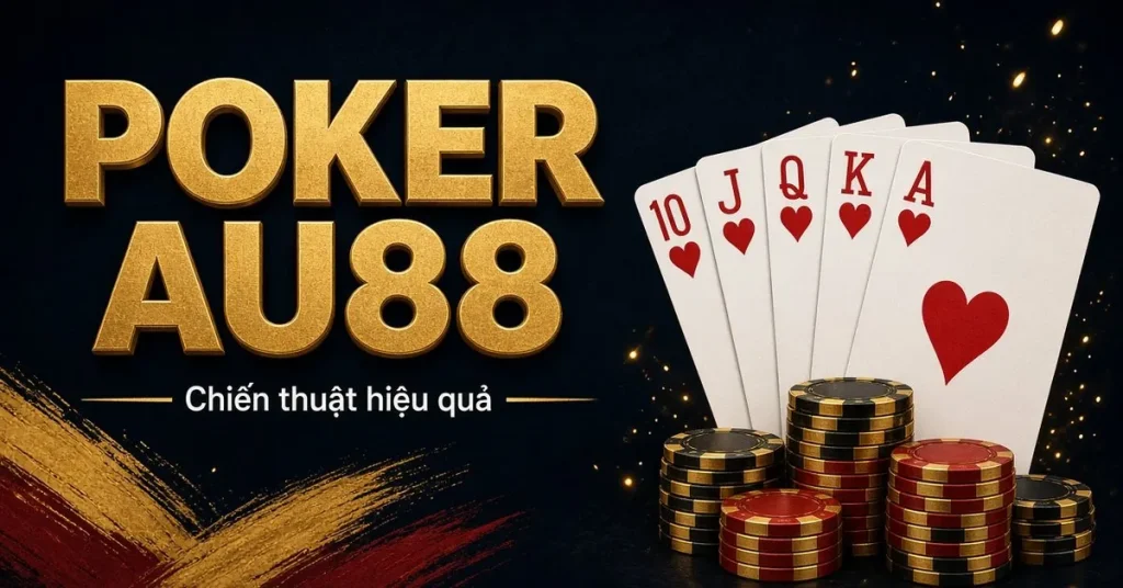 Poker AU88 – chiến thuật chơi hiệu quả