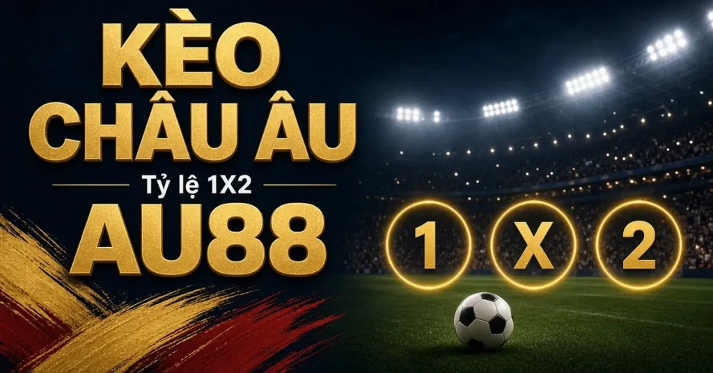 Kèo châu Âu AU88 – cách đọc tỷ lệ 1X2