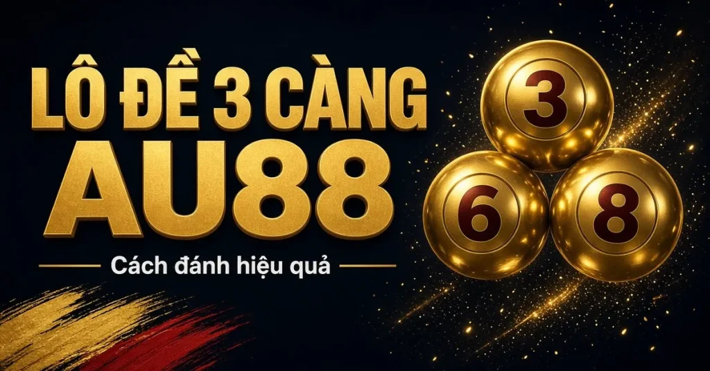 Lô đề 3 càng AU88 – cách đánh hiệu quả